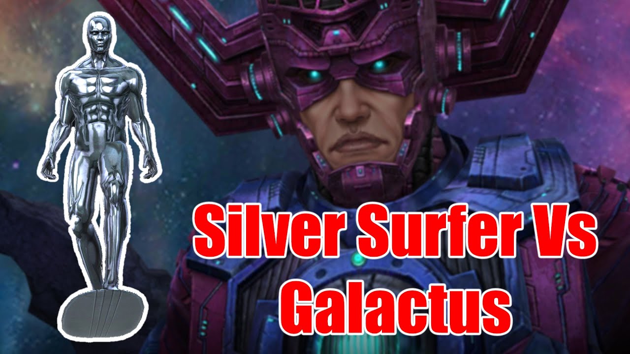 Silver Surfer Vs Galactus! Giant Boss Raid (Marvel Future fight)