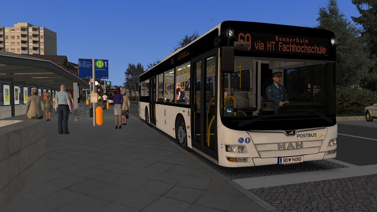 Entspannte Fahrt zum Ende des Jahres | Städtedreieck Modded - Linie 69 | OMSI 2 #305