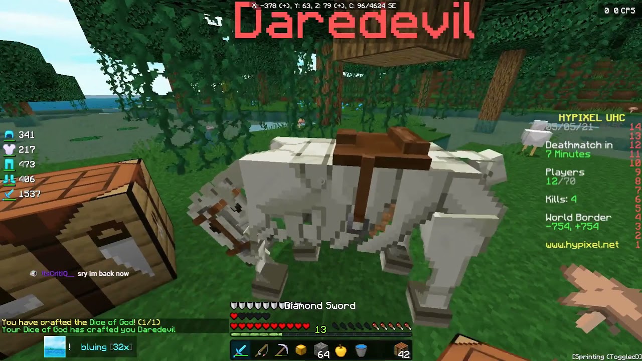 Stream Win Highlights (Hypixel UHC)