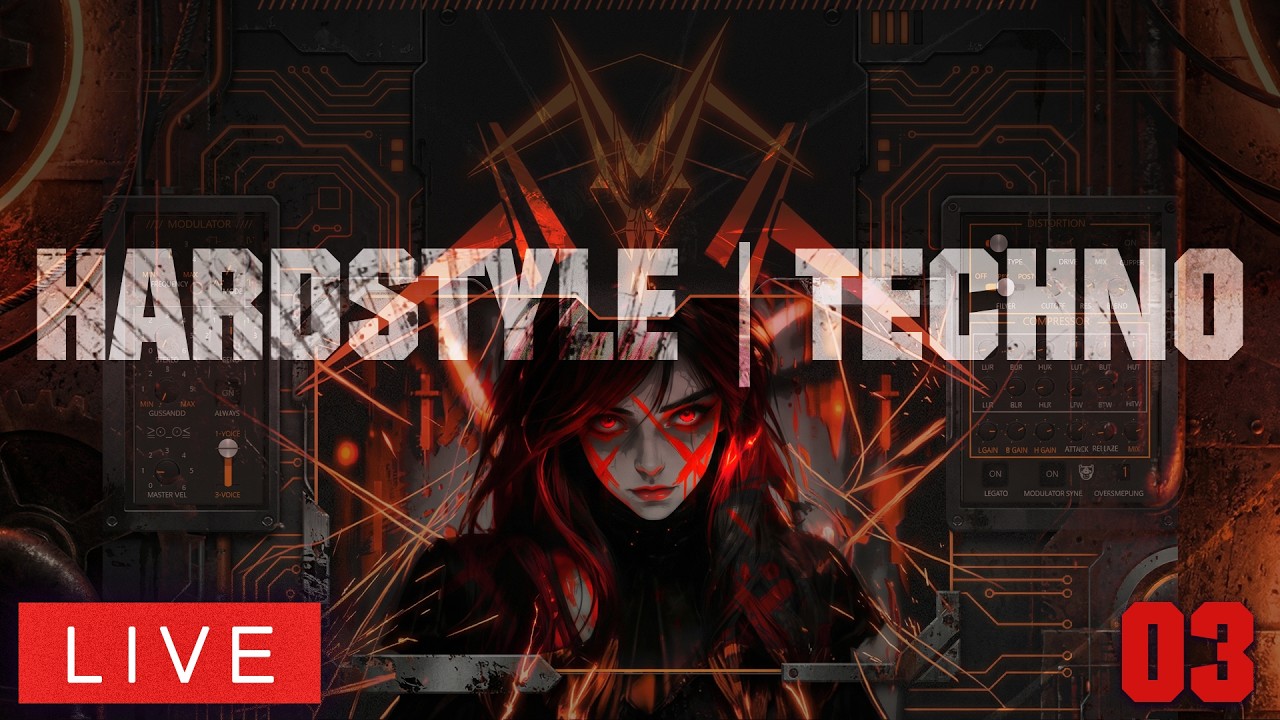 [03] Hardstyle - Techno |Reverse Bass| — Live Sound Design in FL Studio | Flamedragonz | 03.14.2026|