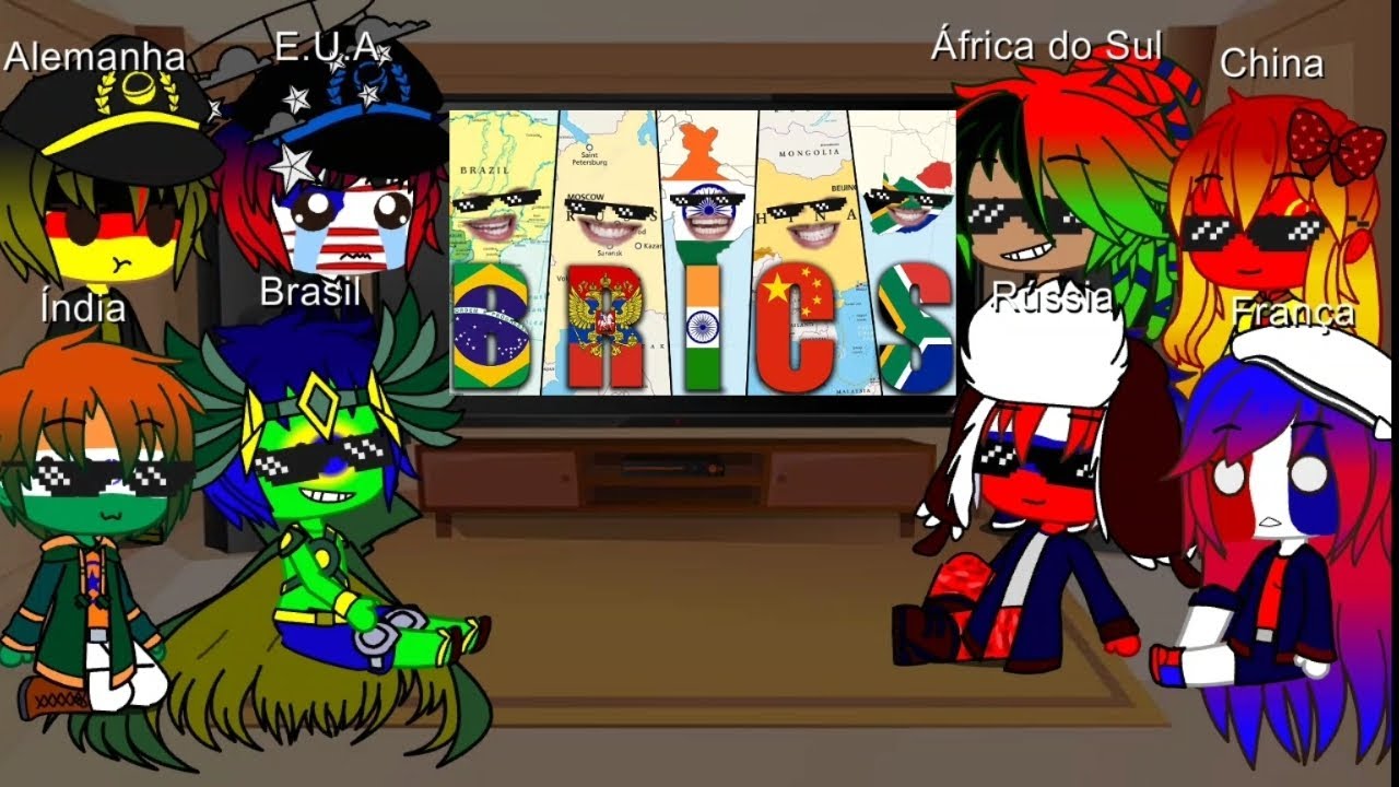 /paises reagindo BRICS/gc/oipedrodaher/ 🇧🇷🇷🇺🇮🇳🇨🇳🇿🇦