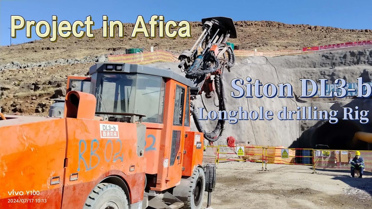 Hydropower Project in Africa: Siton Equipment - Longhole Drill Rig, Bolting Rig & Mucking Loader
