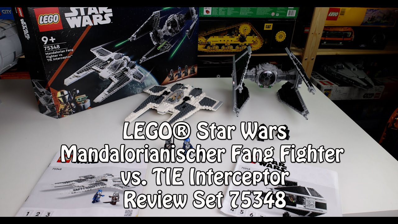 1 Hui, 1 Pfui: Review LEGO Mandalorianischer Fang Fighter vs. TIE Interceptor (Star Wars 75348)