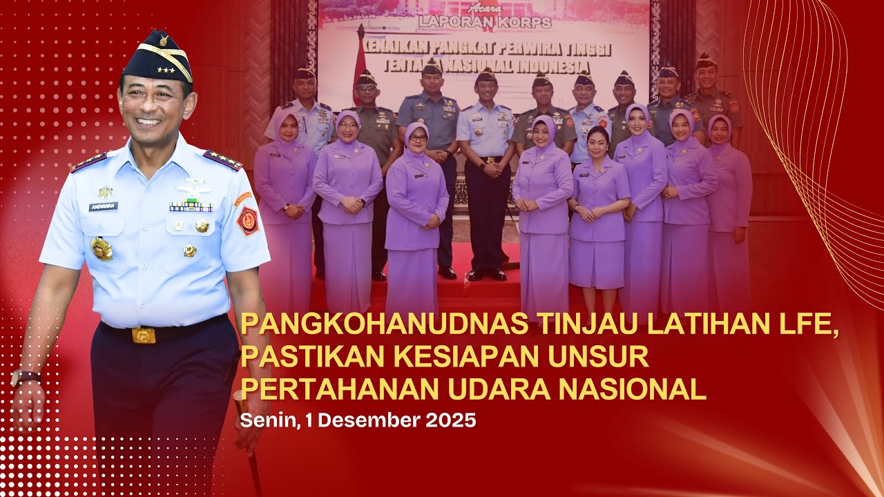 Pangkohanudnas hadiri laporan kenaikan pangkat pati TNI