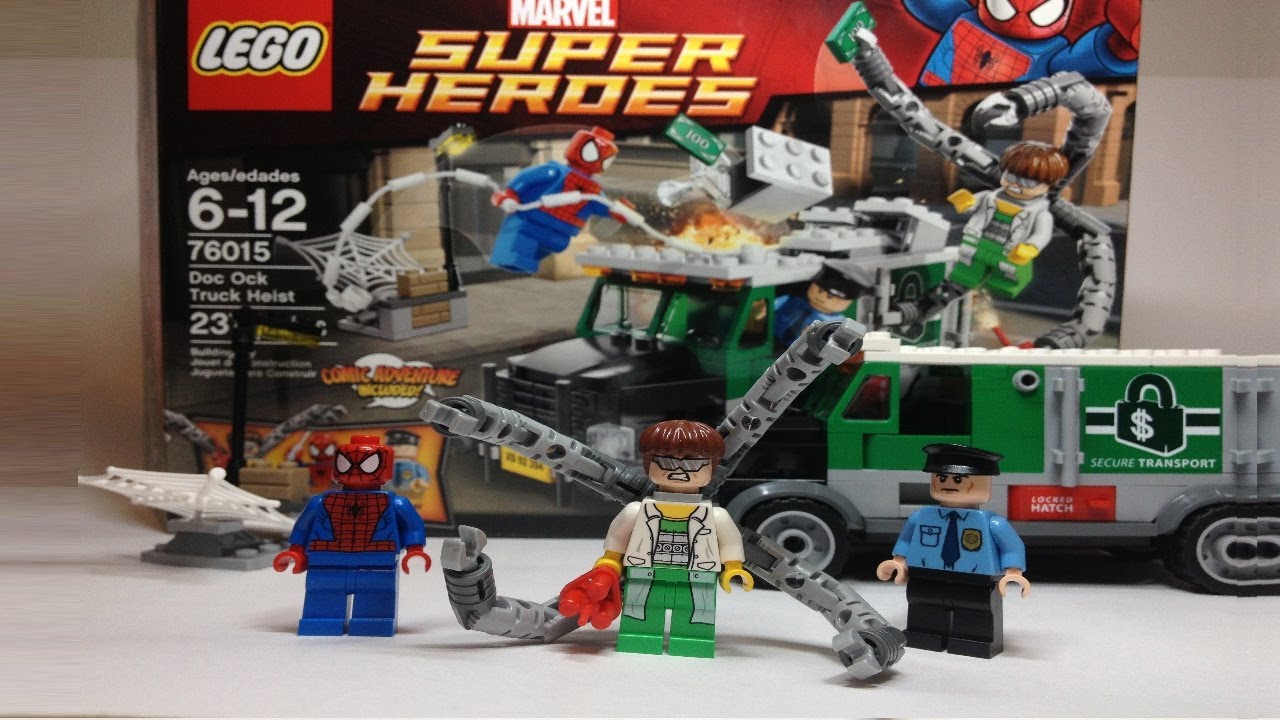 LEGO Marvel Super Heroes Spider-Man Doc Ock Truck Heist Review 76015