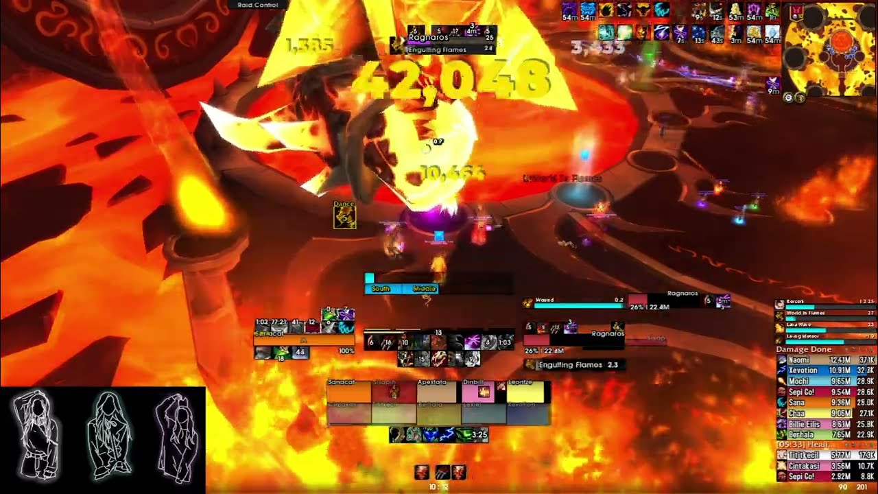 Cataclysm Classic | Ragnaros 10 Man Heroic | POV Feral Druid!