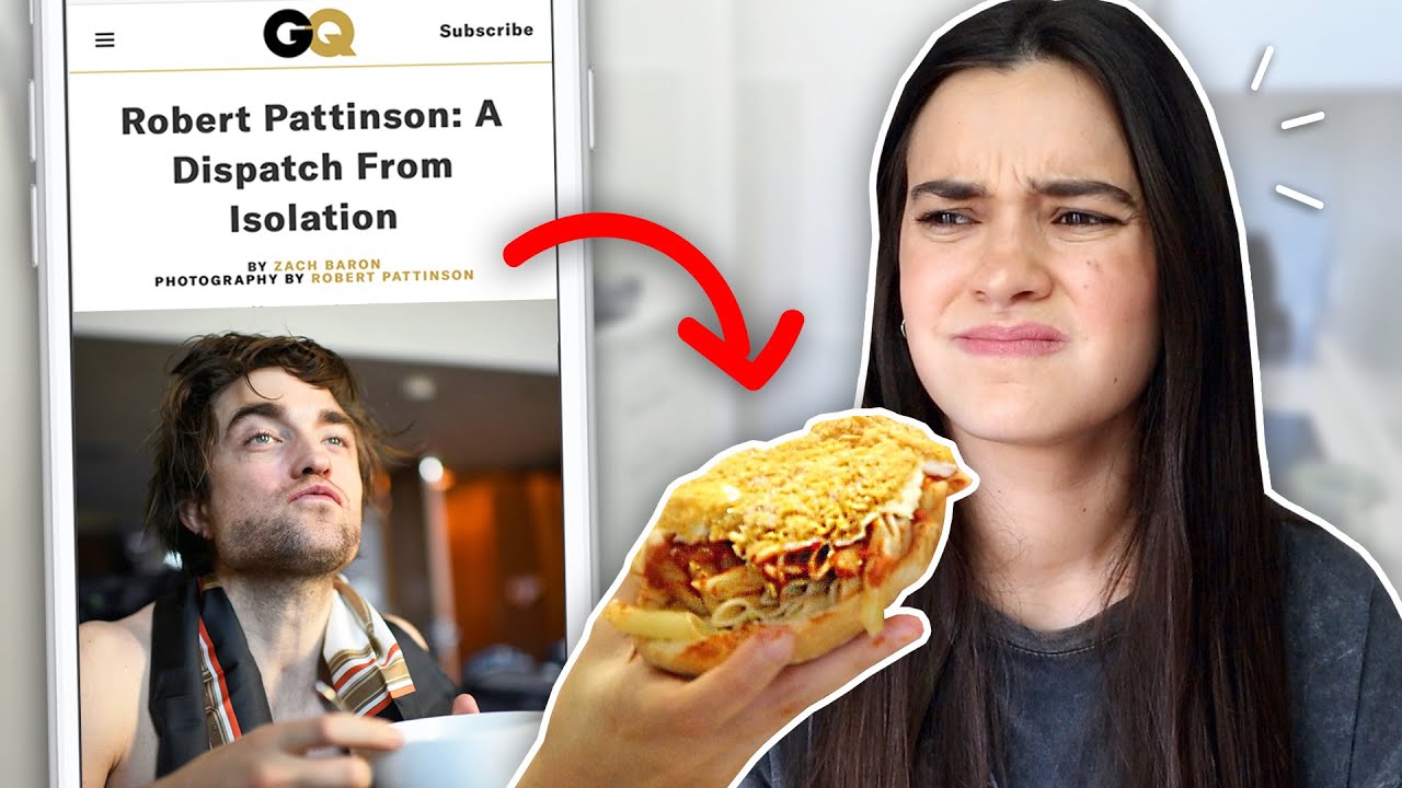 Probé la HAMBURGUESA DE PASTA de ROBERT PATTINSON  | Mariana Clavel