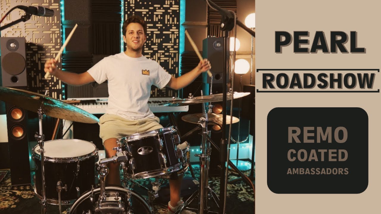 MOSTLY BOP DRUMS | Pearl Roadshow Bop Kit | Jack Dratch | Sound Test/Demo | 18/10/14/5x13