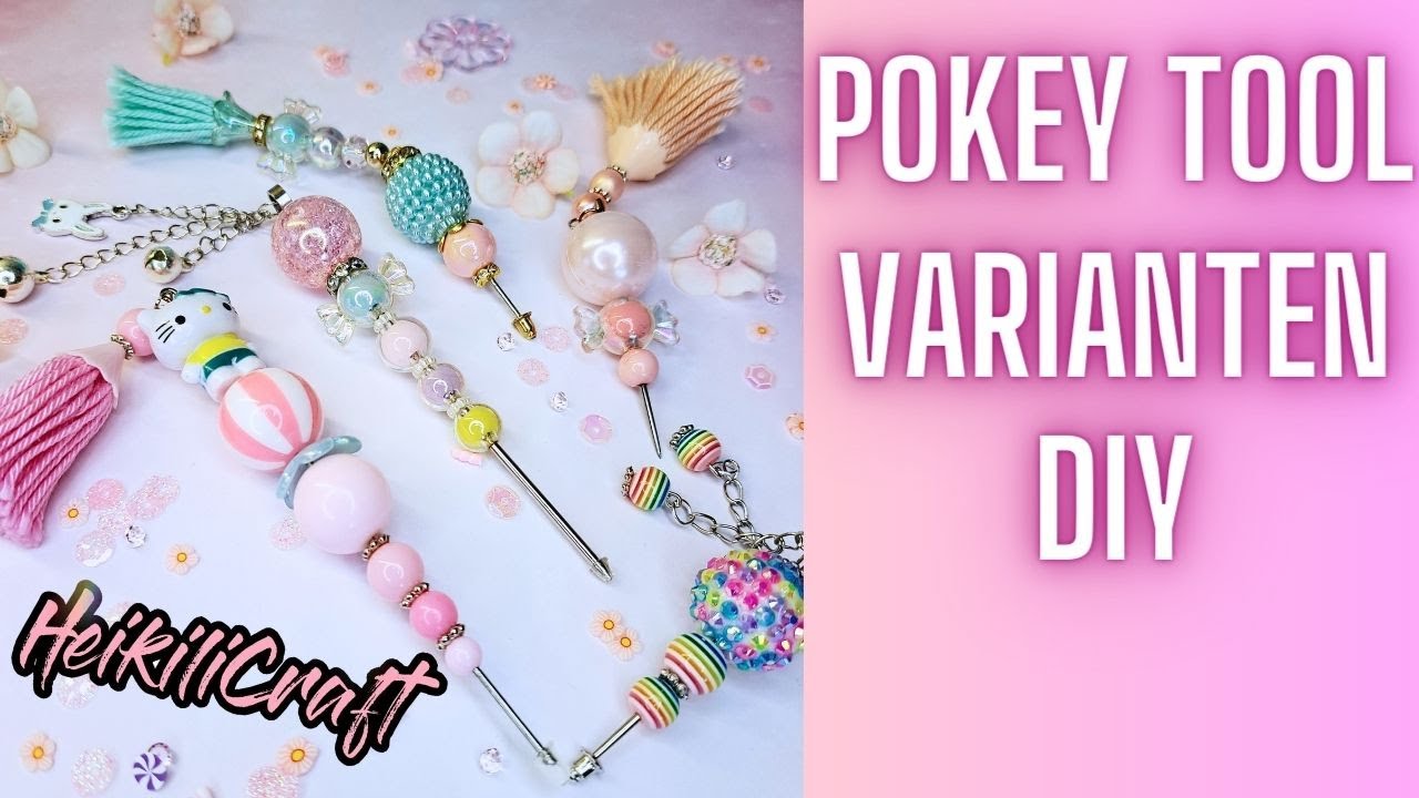 Pokey Tool ❤ hübsch, praktisch und schnell gebastelt aus einer Rouladennadel | Bastelidee