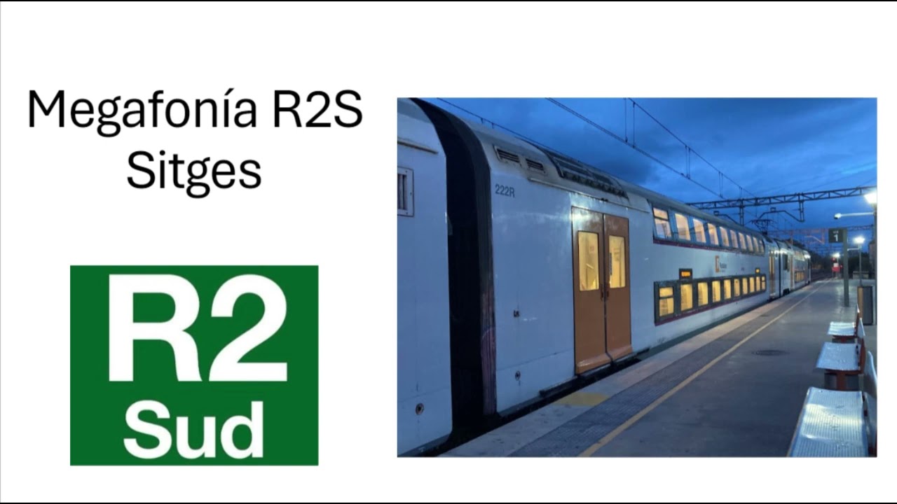 Megafonia R2 Sitges | Rodalies de Catalunya