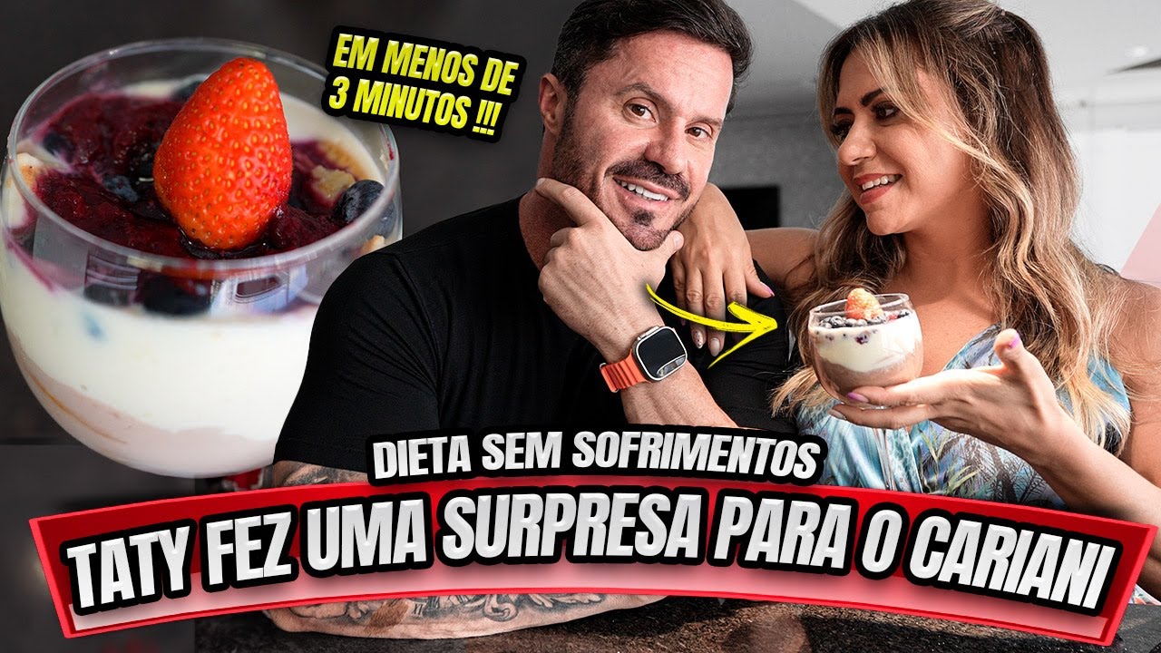FAÇA EM 3 MINUTOS A MELHOR SOBREMESA FIT QUE JA PROVOU