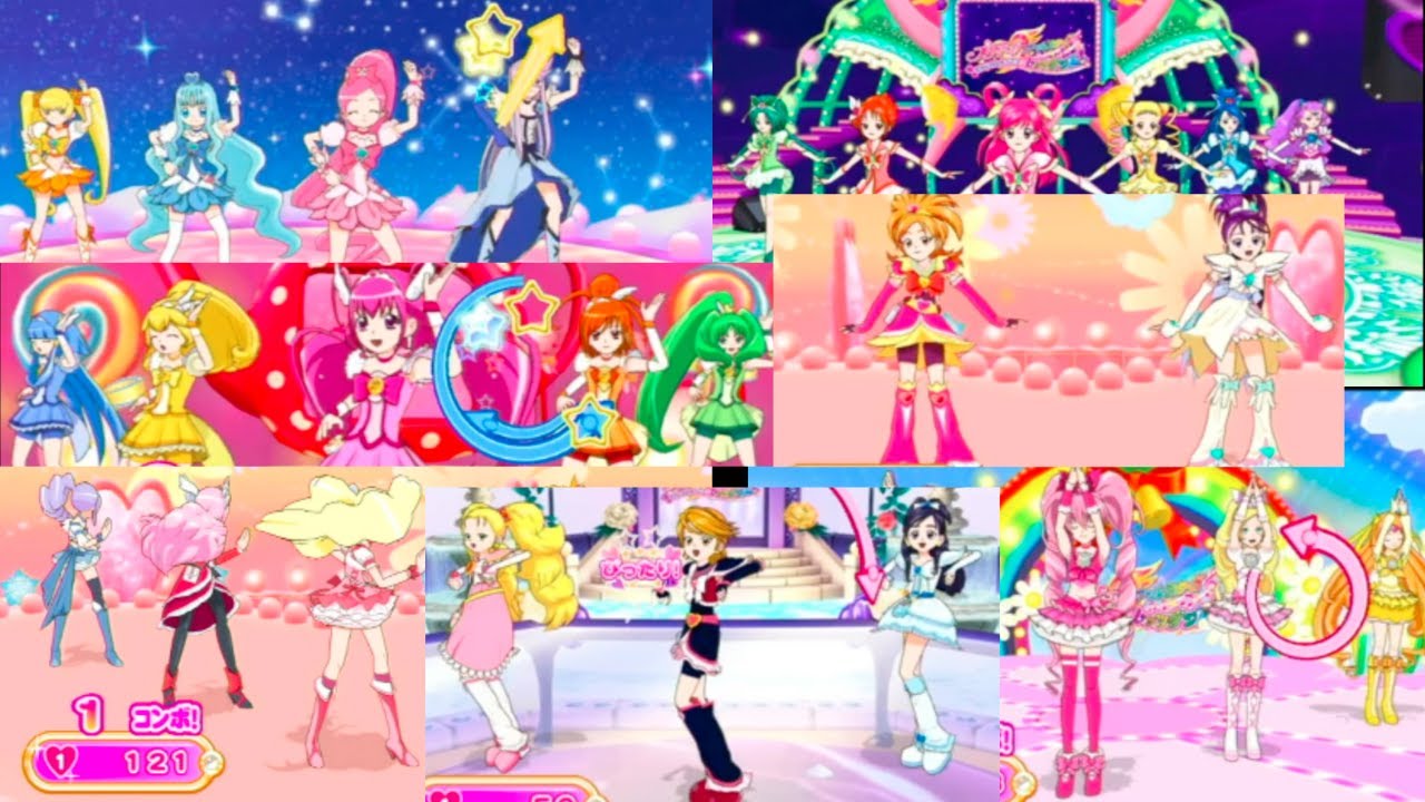 ダンス8回プレイ　プリキュアオールスターズ ぜんいんしゅうごう☆レッツダンス　#precure