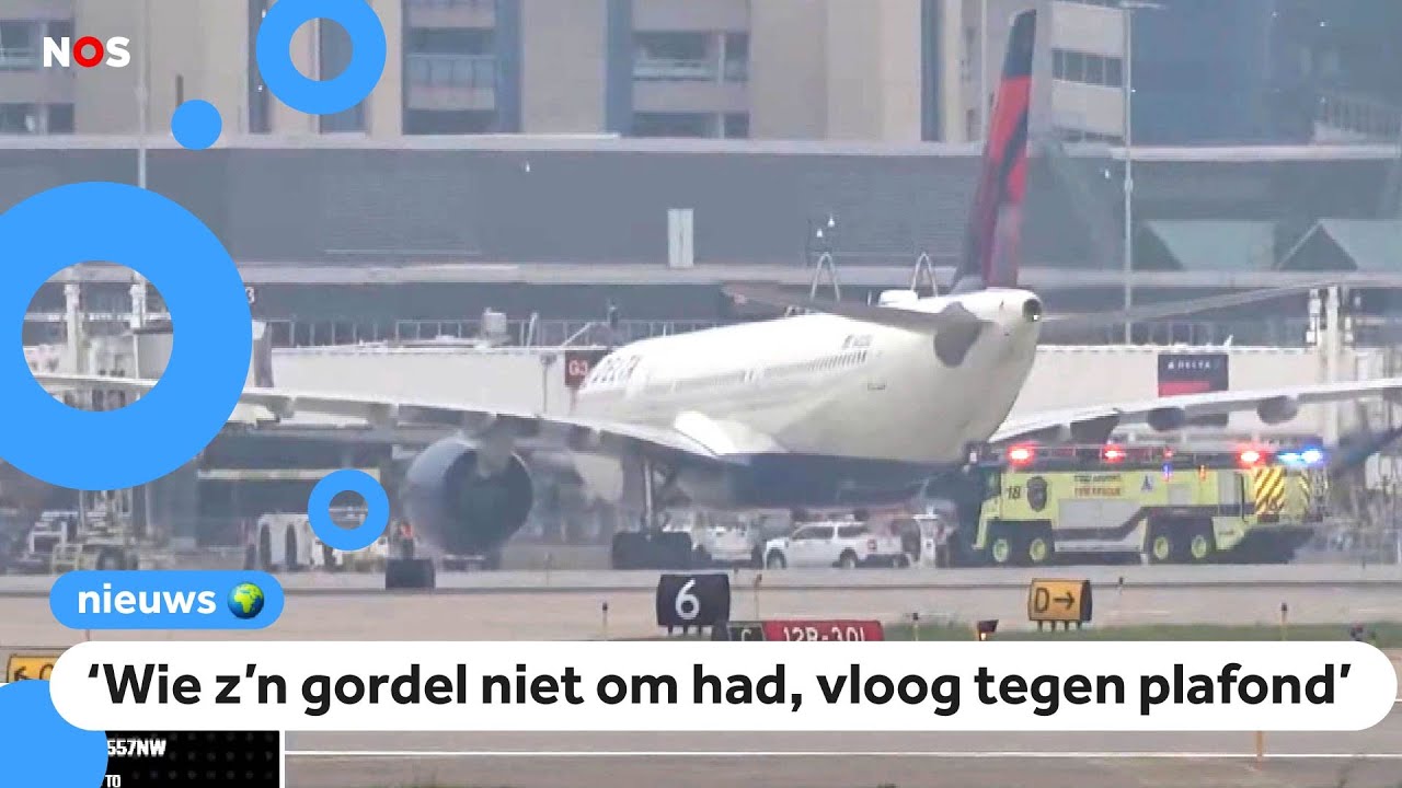Gewonden en noodlanding na turbulentie in vliegtuig: 'Was echt eng'