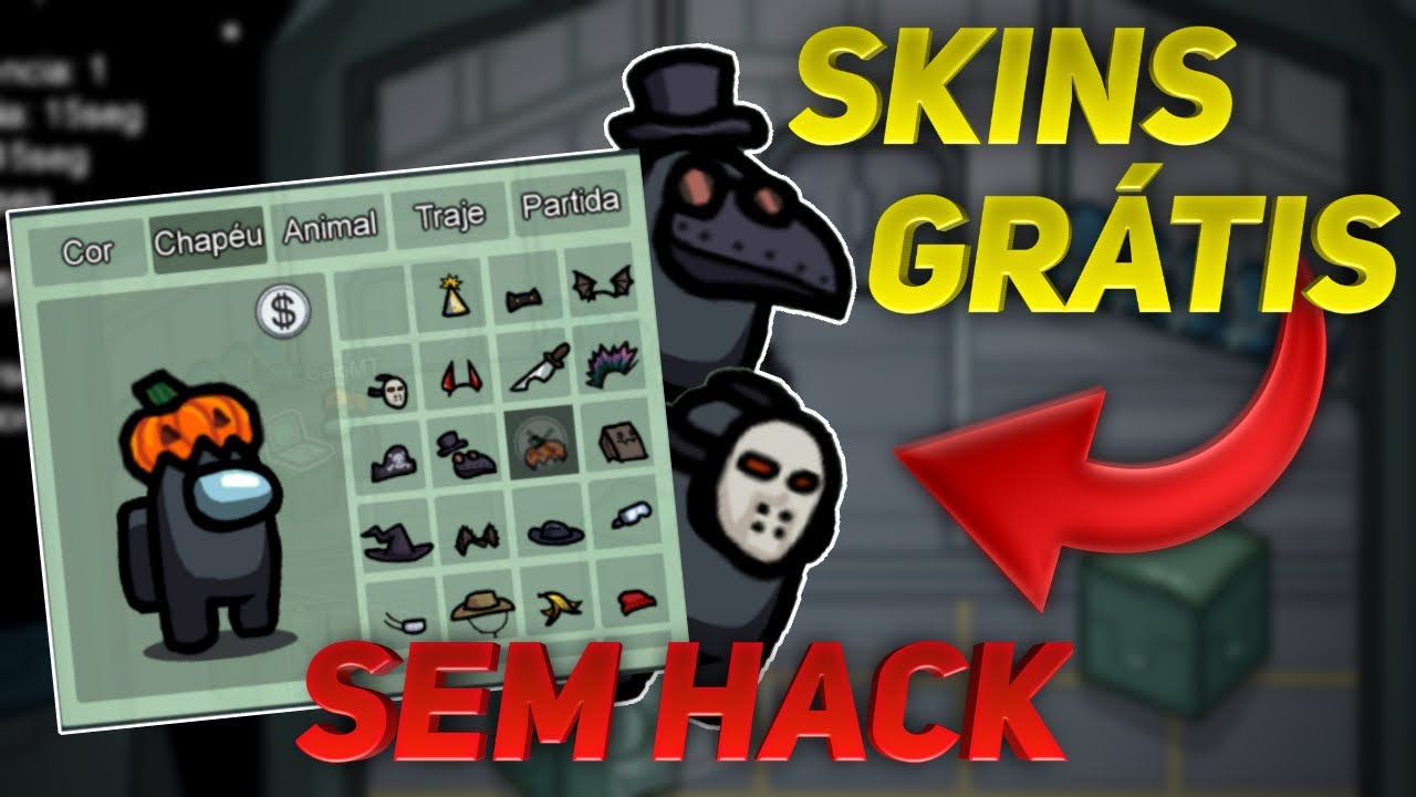 COMO TER TODAS SKINS DE HALLOWEEN (GR&Aacute;TIS E F&Aacute;CIL) AMONG US
