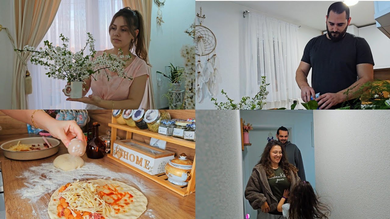 Miriše Proljeće | Denisova Tahan Halva | Pizza Calzone za Iftar Mužu #sahm #slowliving 