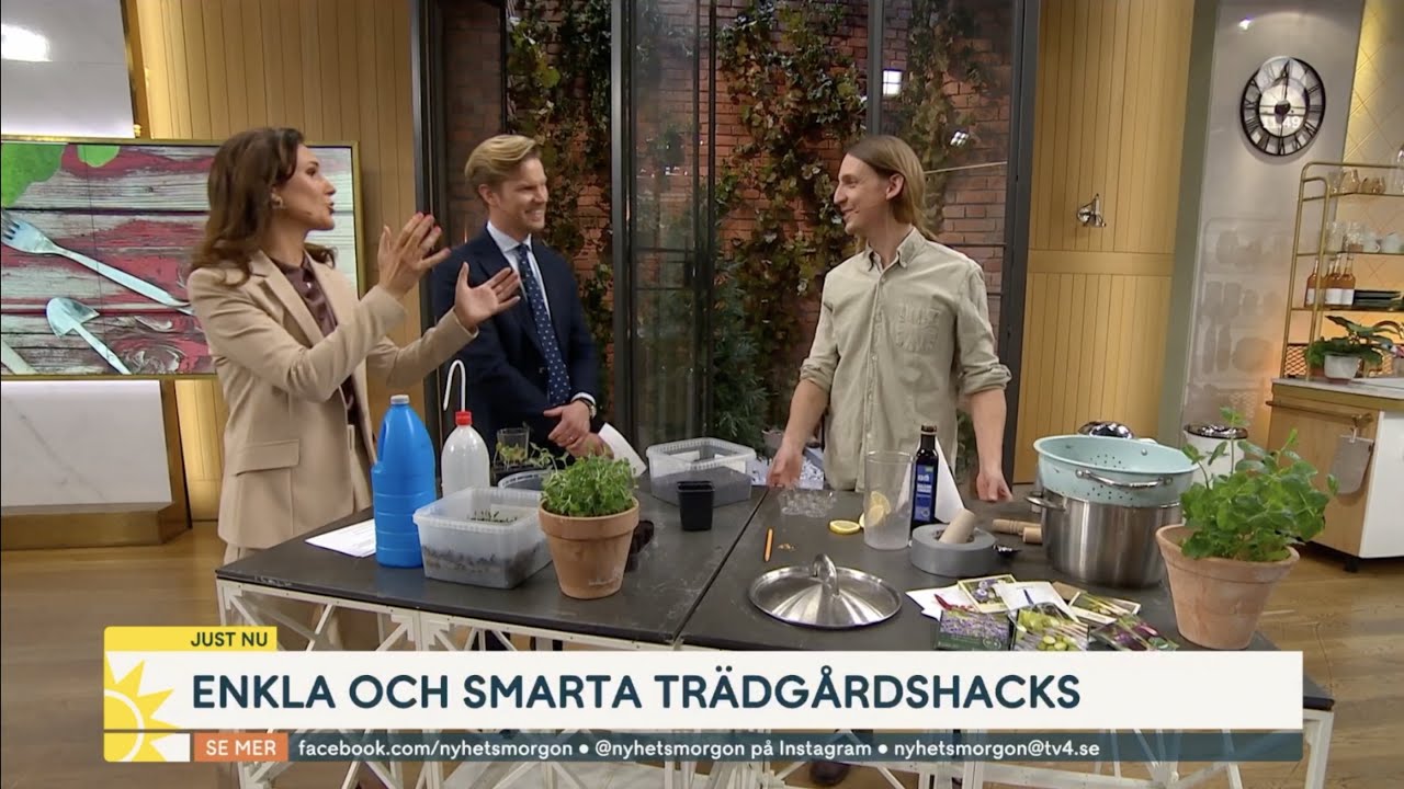 Såhacks på Nyhetsmorgon - Trädgårdshacks med GardenR