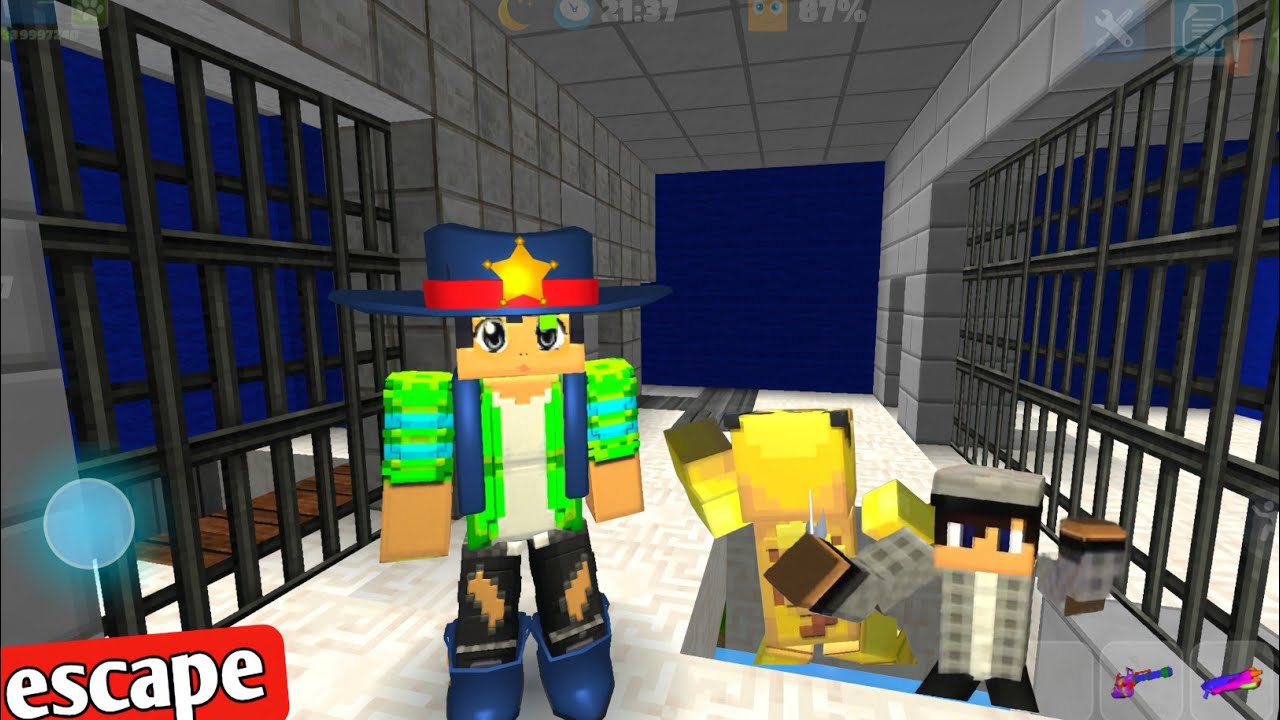 ESCAPE THE PRISON CRIMINALS IN SCHOOL PARTY CRAFT 