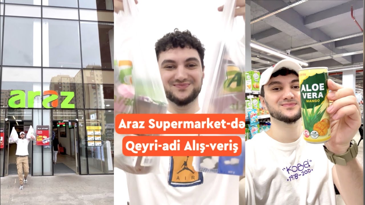 Araz Supermarket-in NƏHƏNG Filialına Getdim - Qeyri-adi Məhsullar Tapdım