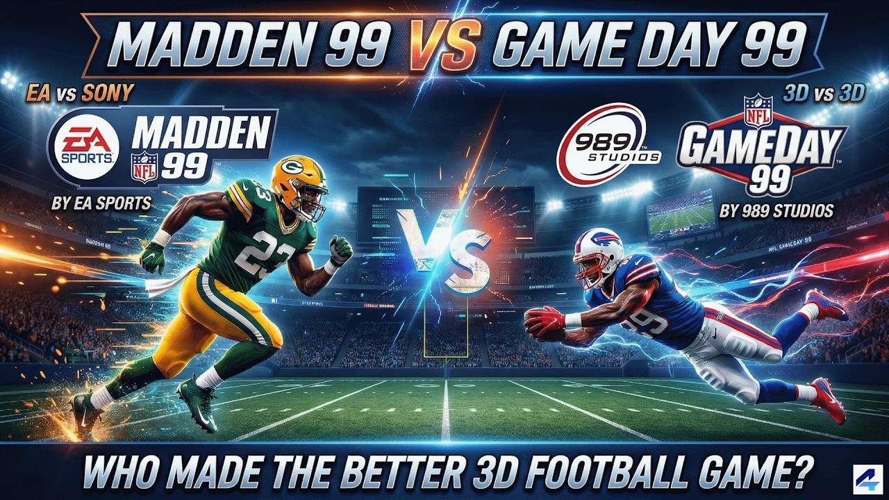 Memory CARD (Episode 1): EA Makes a 3D Football Game! - Madden 99 Vs Game Day 99 - Jampack - EGM