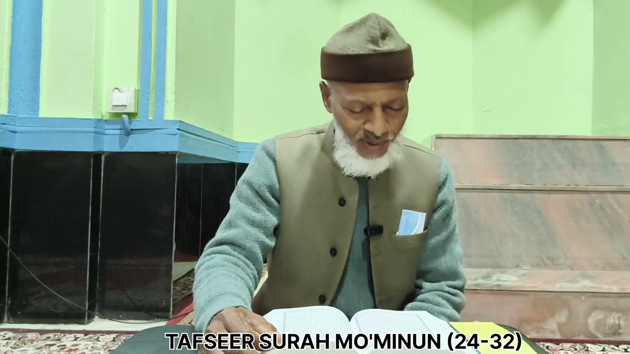TAFSEER SURAH MO'MINUN(24-32)|NUH AS KI KAMYABI & MOKHALEFIN KI NAKAMI..|M_HASAN HABIB FALAHI 
