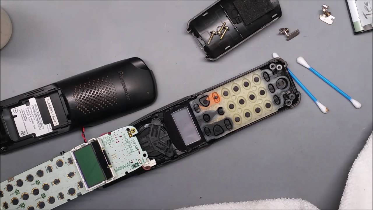 How to repair keypad buttons in Panasonic KX-TGA234b cordless phone