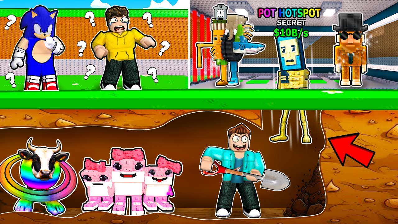 I SECRETLY STOLE BRAINROT GODS IN STEAL A BRAINROT MERGED BASE ROBLOX !!