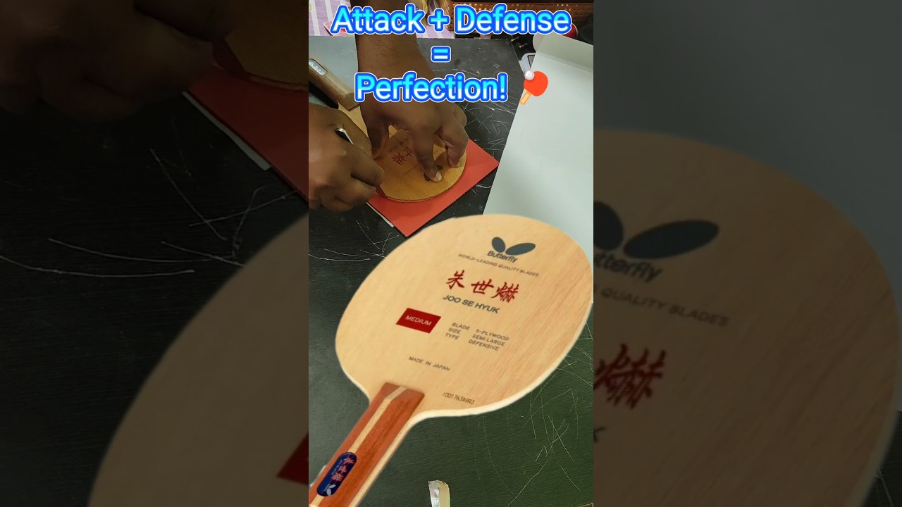 Master the Modern Defensive Game: Butterfly Joo Se Hyuk + Tenergy 05 & Tibhar Grass 🎯