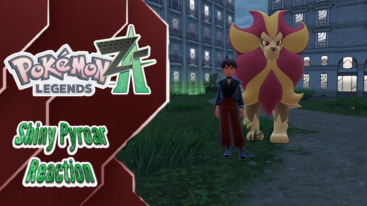 Mega Dex Quest: Shiny Pyroar! Pokemon Legends ZA!