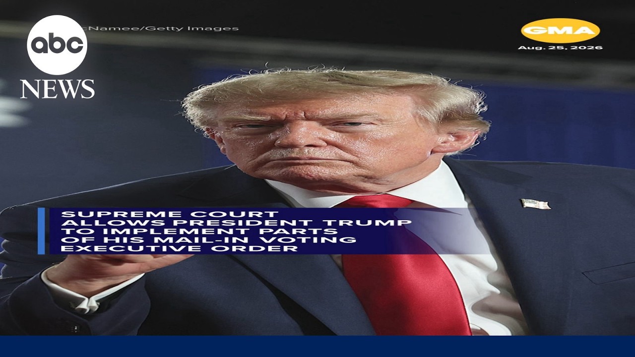 Supreme Court allows President Trump to implement parts of his mail-in voting executive order