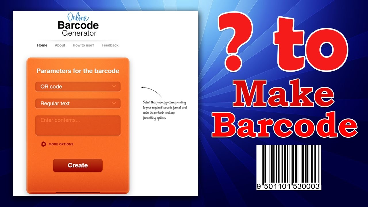 How to Generate Barcode online