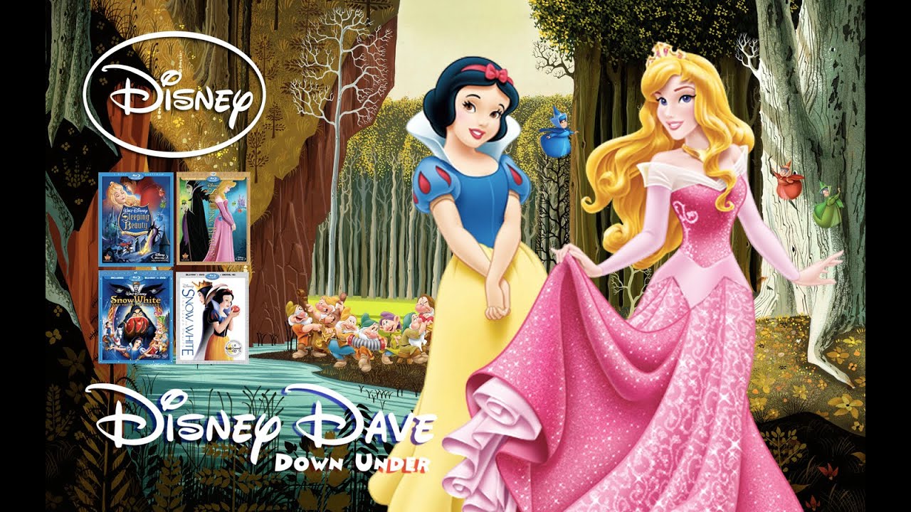 SNOW WHITE and SLEEPING BEAUTY (Platinum, Diamond, Signature Comparison) | Blu-ray Unboxing