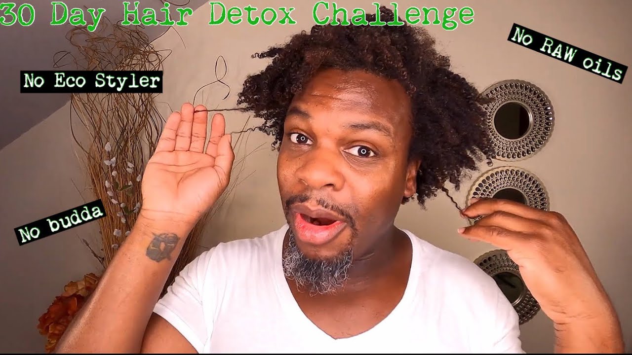 Accepting the 30 Day Hair Detox Challenge. No RAW Oils, Butters and Eco Styler| Week 1