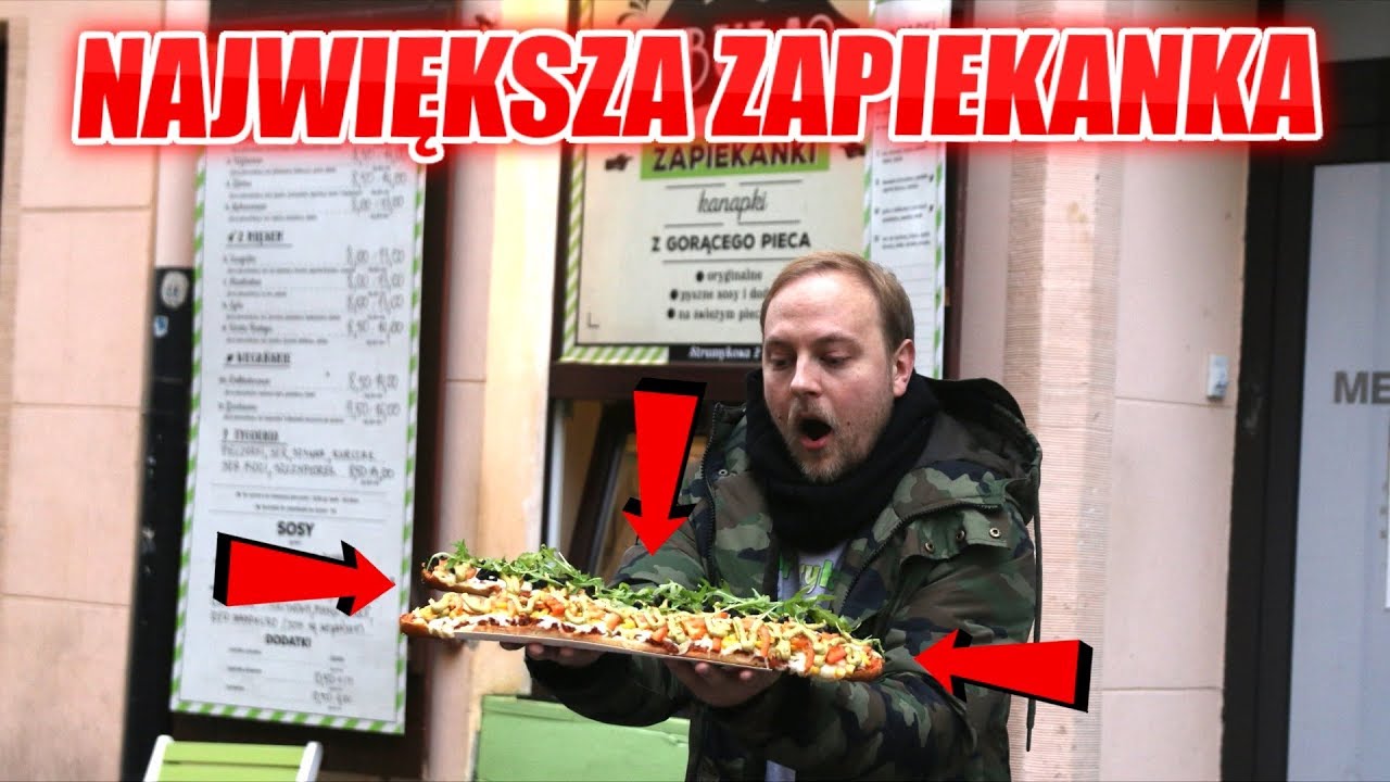 TEST NAJWIĘKSZA ZAPIEKANKA W TORUNIU DŁUGA BUŁA