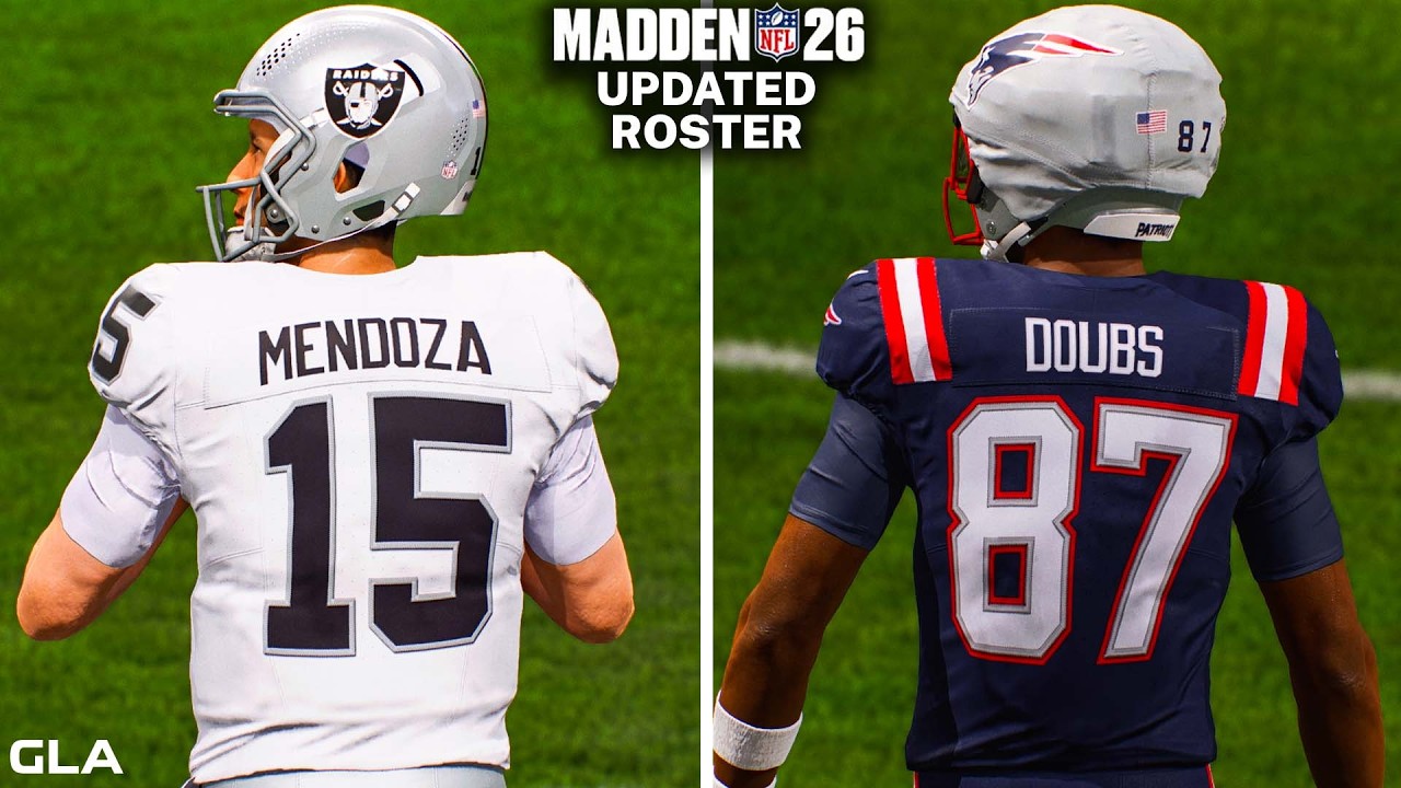 Raiders vs. Patriots | Fernando Mendoza, Romeo Doubs | Free Agency Updated Rosters | Madden NFL 26