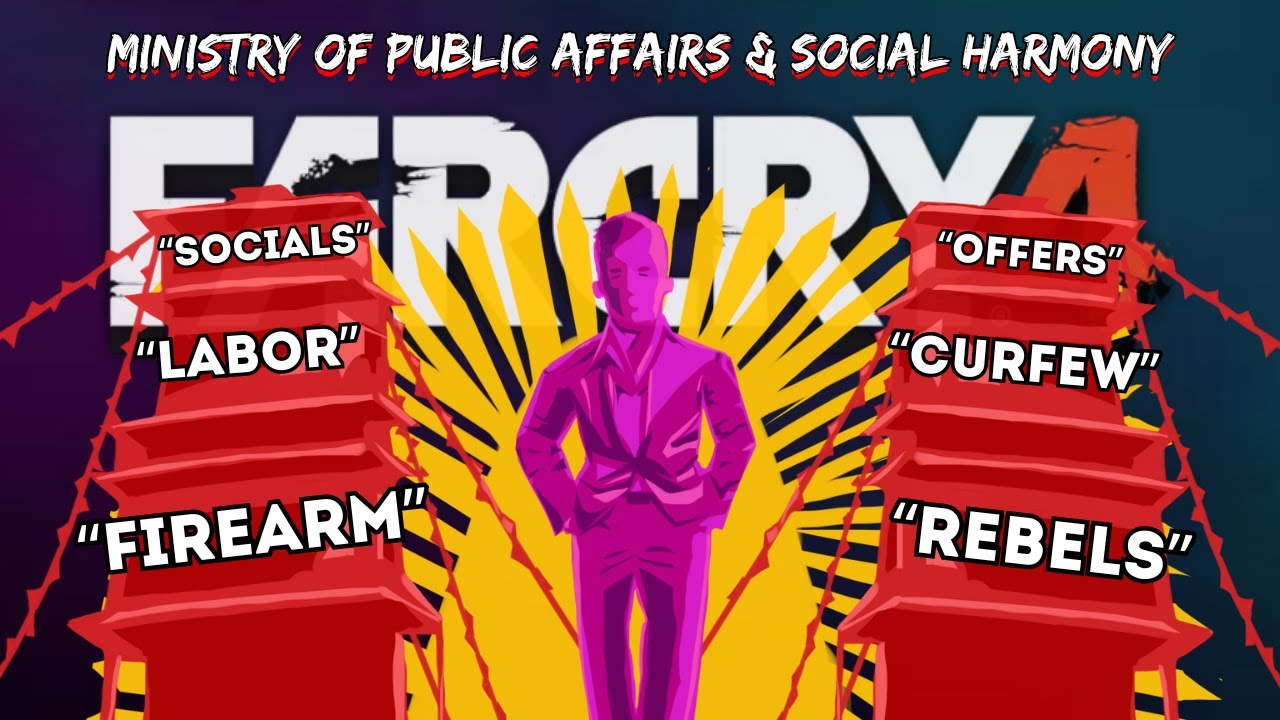 Ministry of Public Affairs & Social Harmony Announcements in Banapur - Unique Dialogues - Far Cry 4