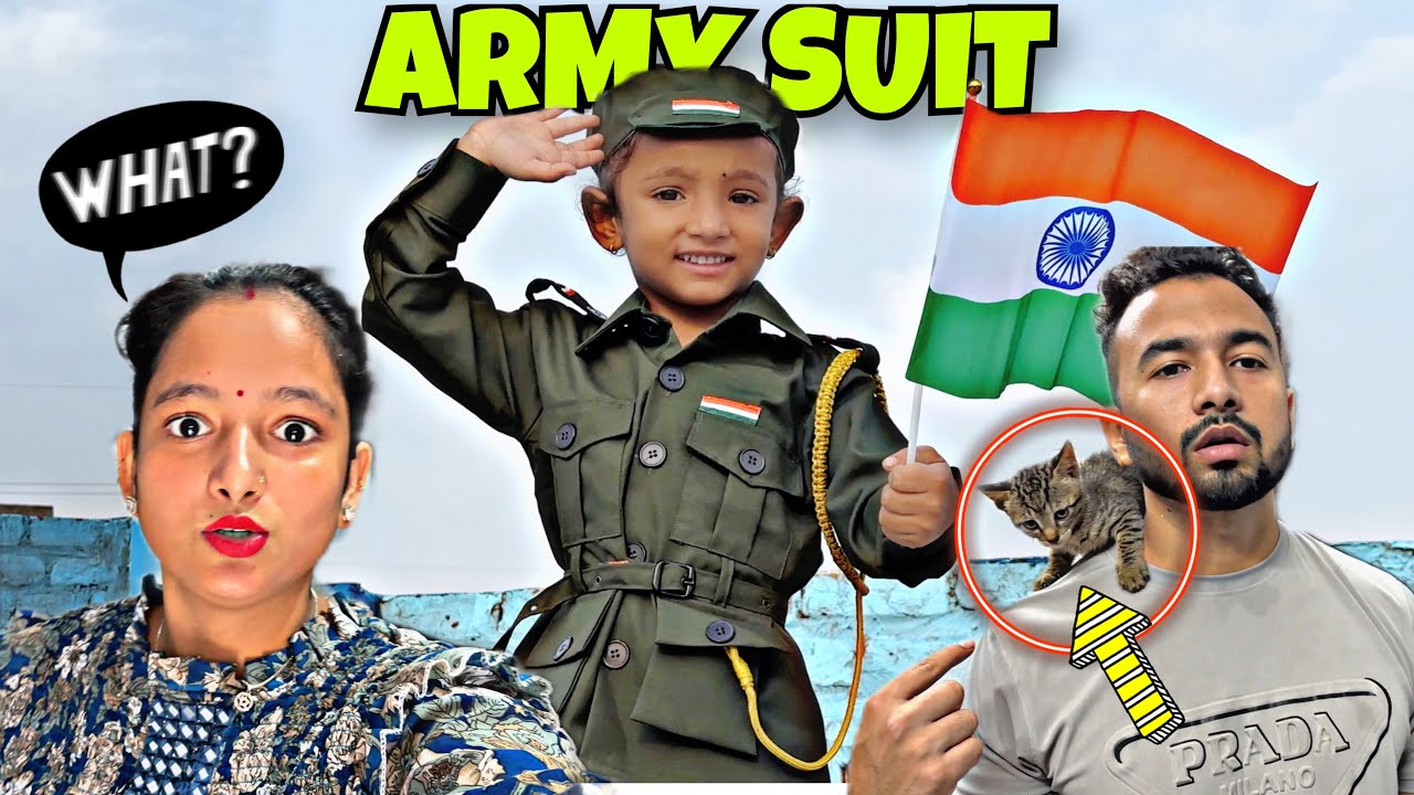JIYA को बनाया फ़ौजी और घर में आया एक नया MEMBER || priya jeet vlogs #couplevlogs