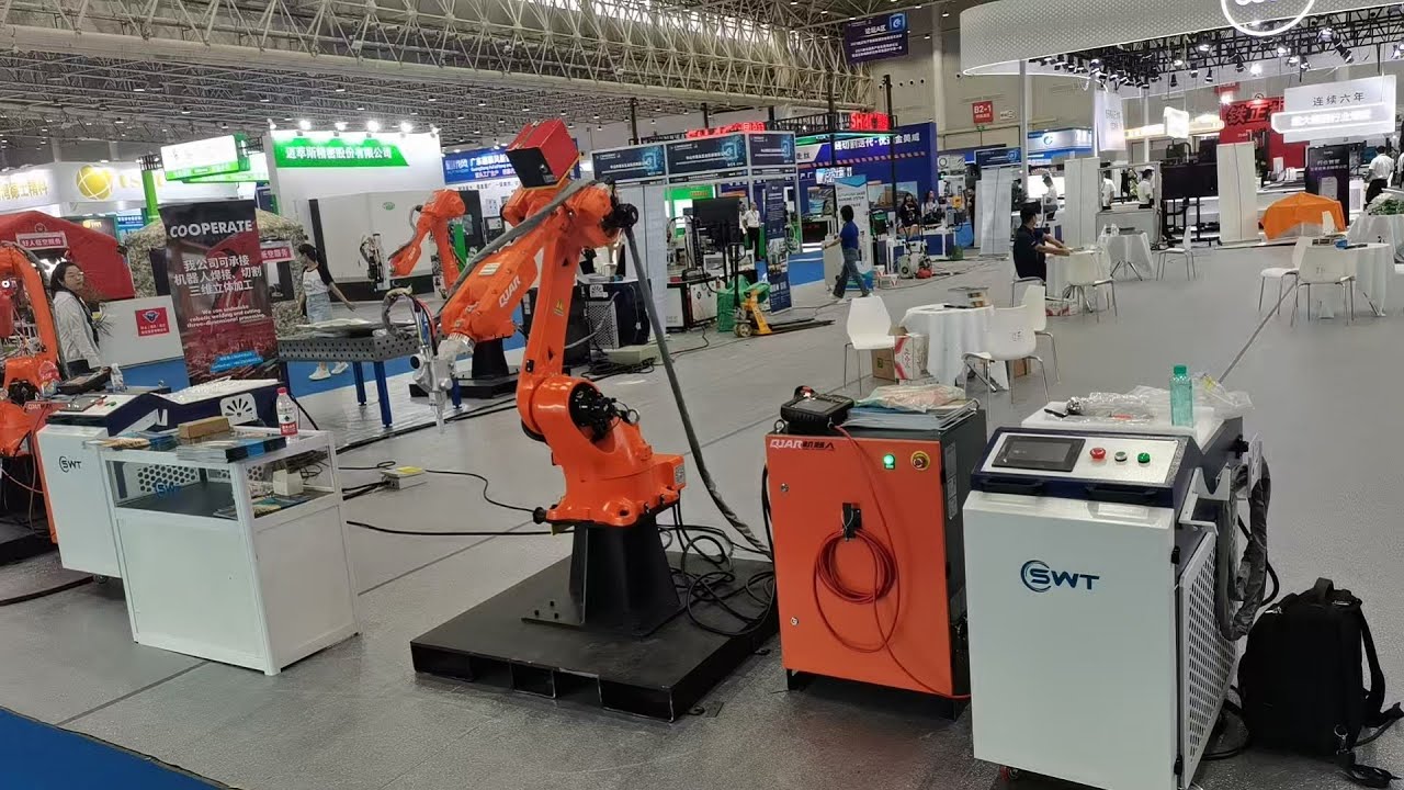 SWT Robot laser welder saving labor cost 