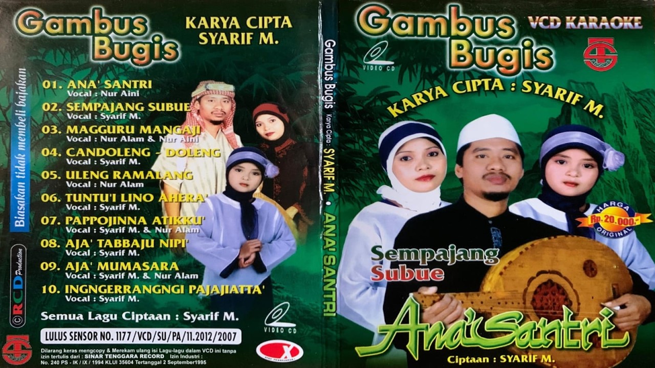 Karaoke Vcd Album Gambus Bugis Sempajang Subue (Full Album)