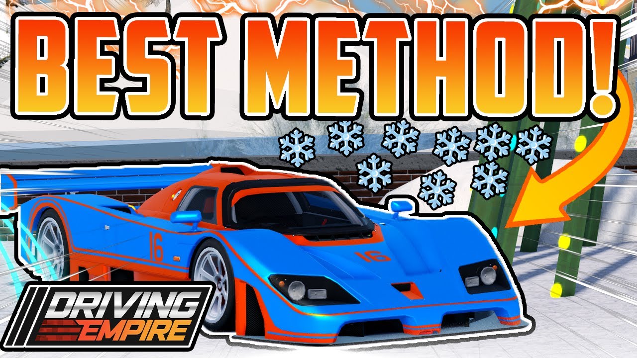 BEST SNOWFLAKE GRINDING METHOD GLITCH!! + FREE CAR CODE - Winterfest 2023! | Driving Empire | Roblox