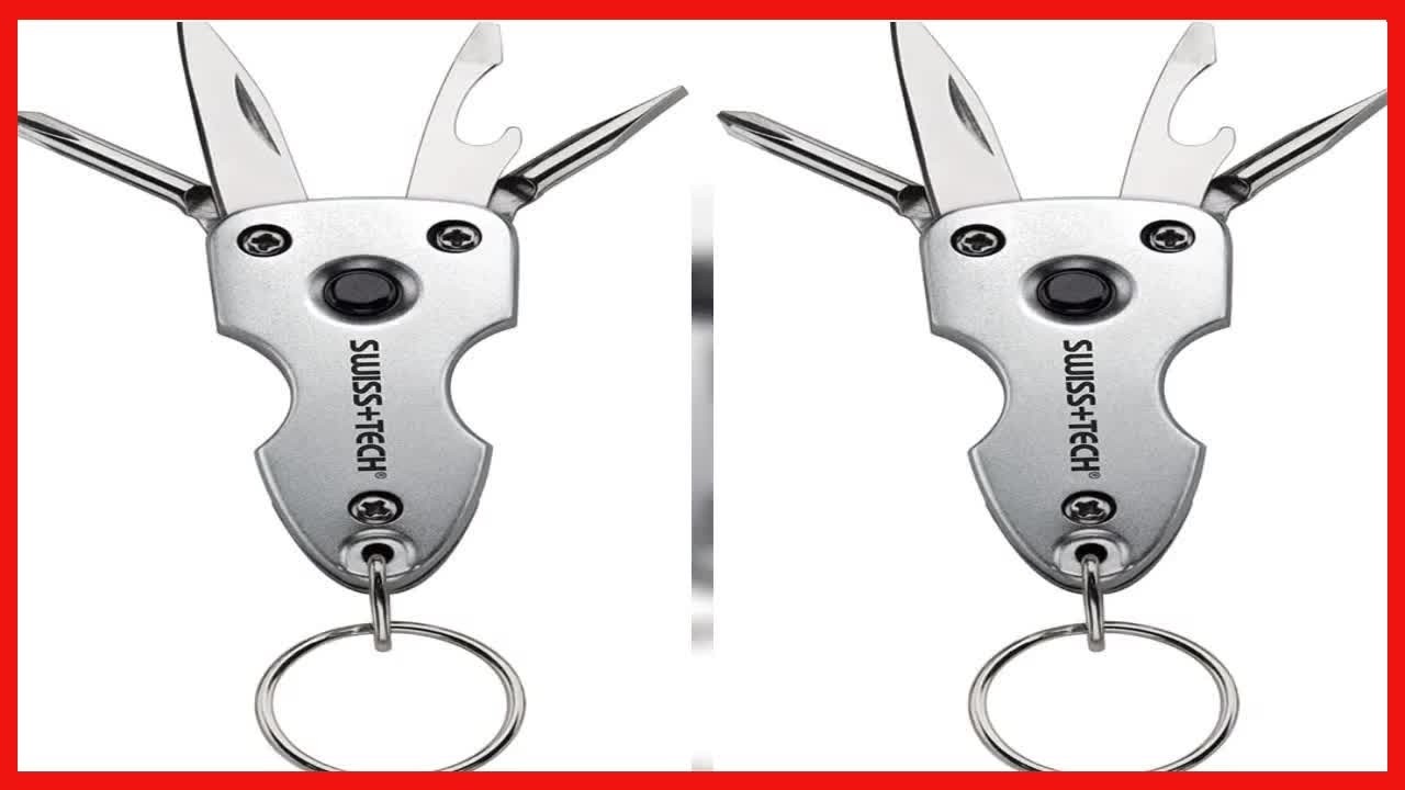 Swiss+Tech Key Ring Multi-Tool 7-in-1: The Compact Tool You Didn’t Know You Needed