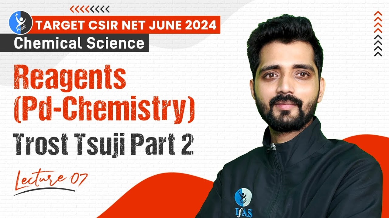 Trost Tsuji Part 2 | Reagents Pd-Chemistry | CSIR NET Chemical Science June 2024| | L-7 | IFAS