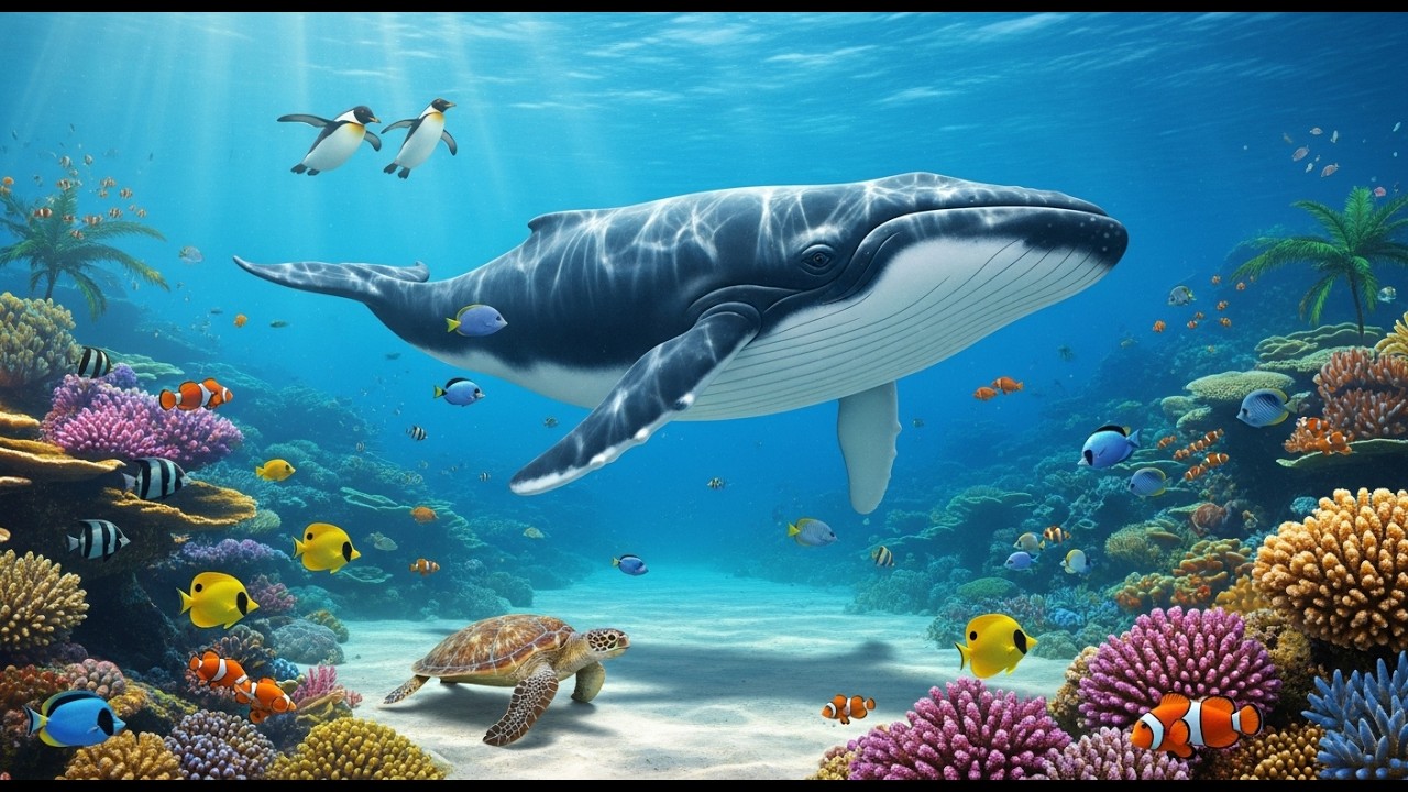 Aquarium Wonder 4K 🐠 Exotic Tropical Fish & Thriving Coral Reefs | Vibrant Reef Fish Display #Tropi