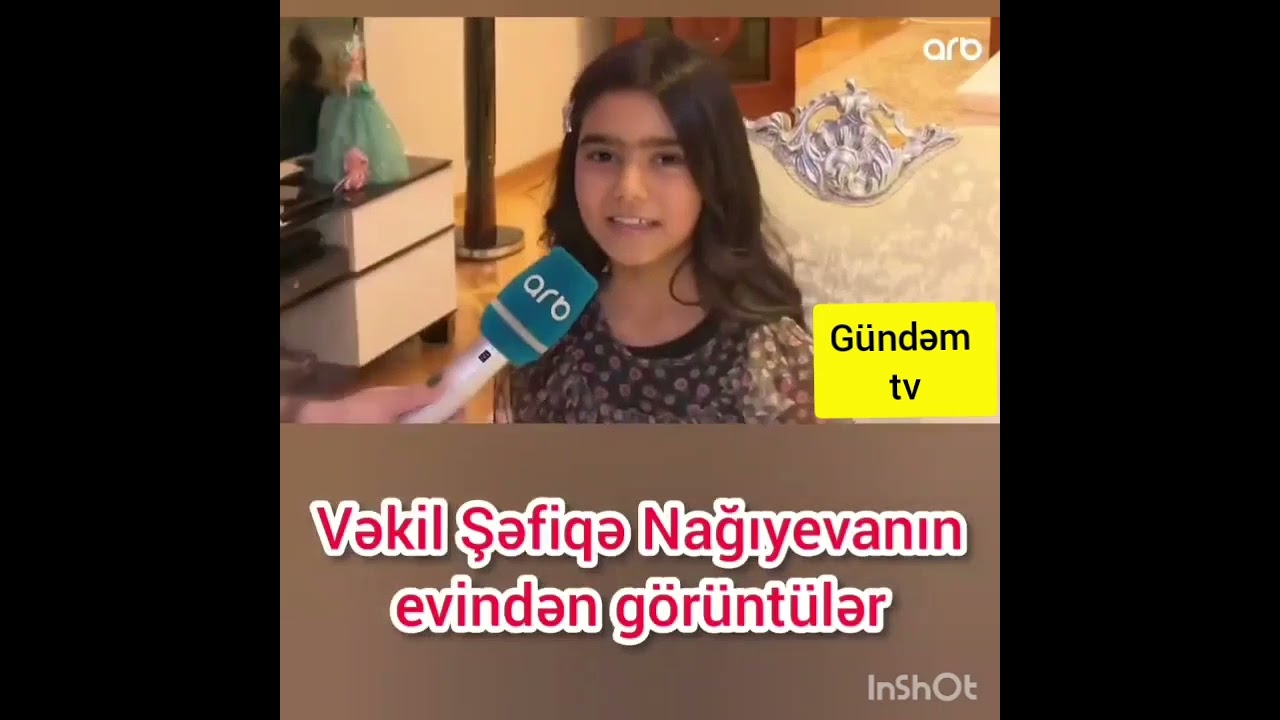 Vəkil Şəfiqə Nağıyevanın evindən görüntülər.NƏVƏLƏRİ VƏ AİLƏSİ