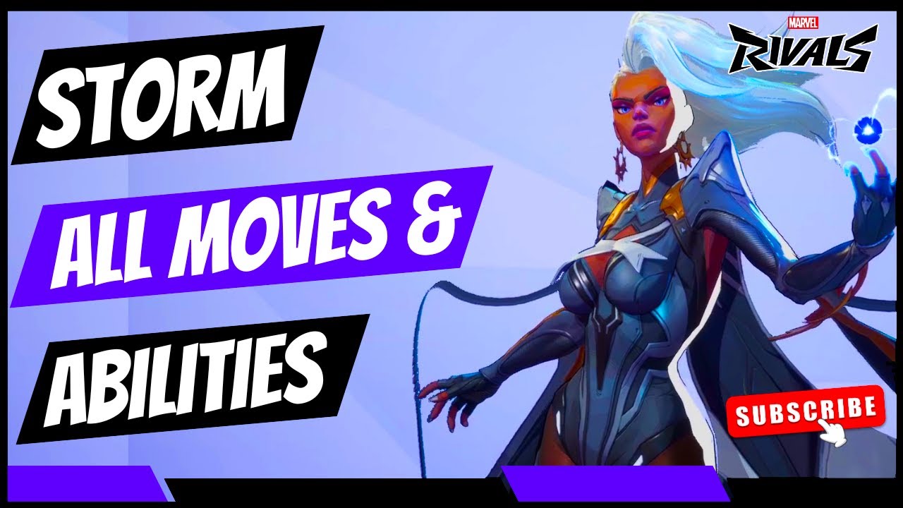 Marvel Rivals Storm Full Moveset Preview & Gameplay