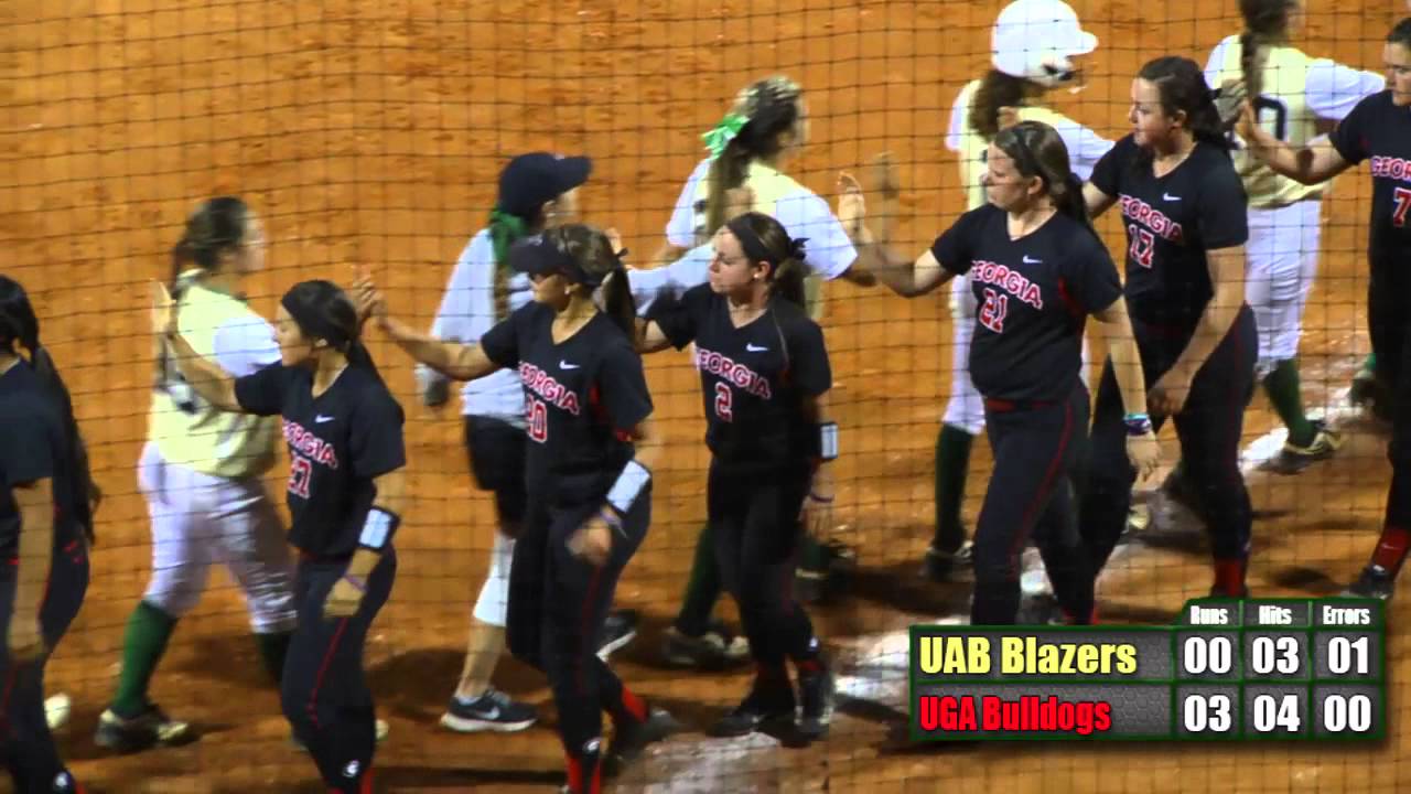 UAB Softball vs. Chattanooga and UGA - 2014 Athens Regional