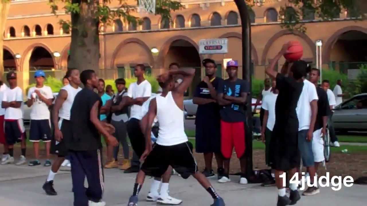 Fabyon Harris Chicago streetball (tribute game) Eckersall Park South Chicago basketball