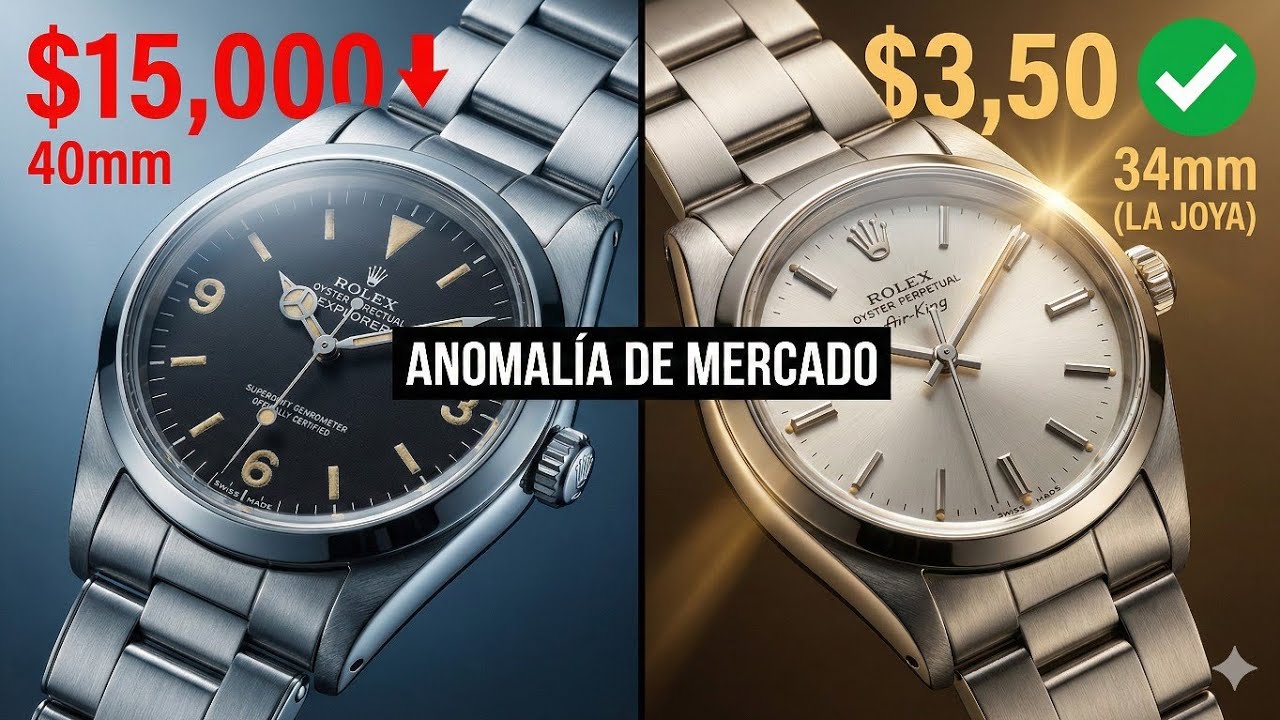 ¿Por qué el tamaño en Rolex es un error de mercado? 34MM