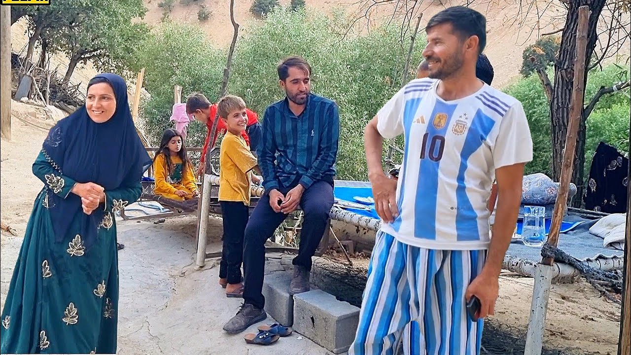 Hossein's efforts to buy sand and go to the city to buy cement to complete the house 🏠