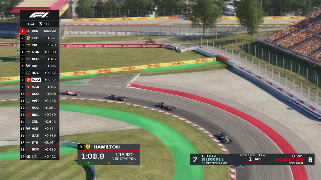 🏁 LIVE Race F1 26 Game Spanish GP 2026 🇪🇸 | Leclerc vs Hamilton vs Antonelli