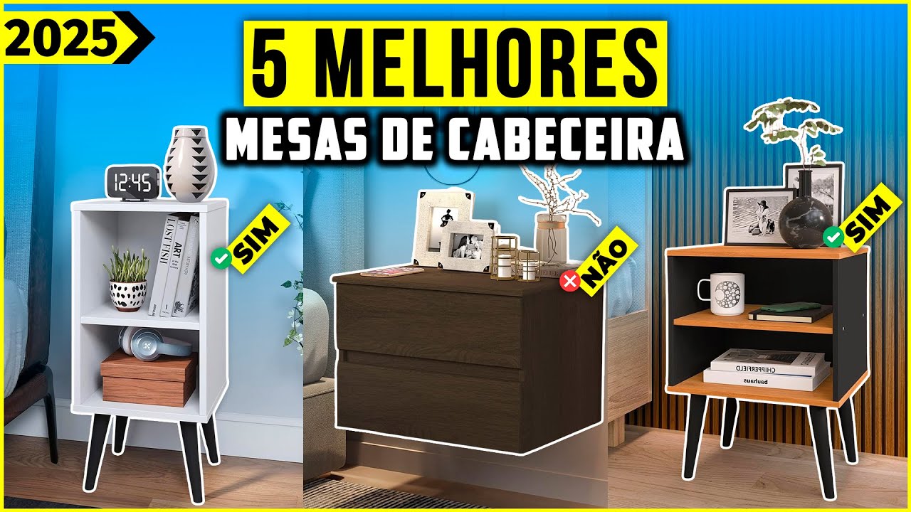 As 5 Melhores Mesa De Cabeceira Em 2025!